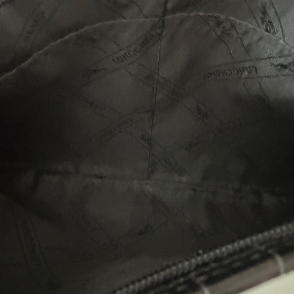 Longchamp Croc-Embossed Leather Shoulder Bag - Picture 9 of 13